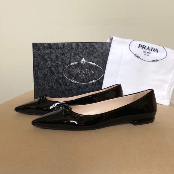 prada pointed flats